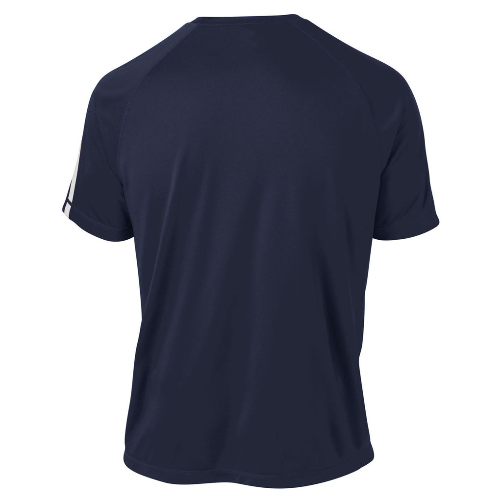 Sport-Tek Men's True Navy/ White Tall Colorblock PosiCharge Competitor Tee