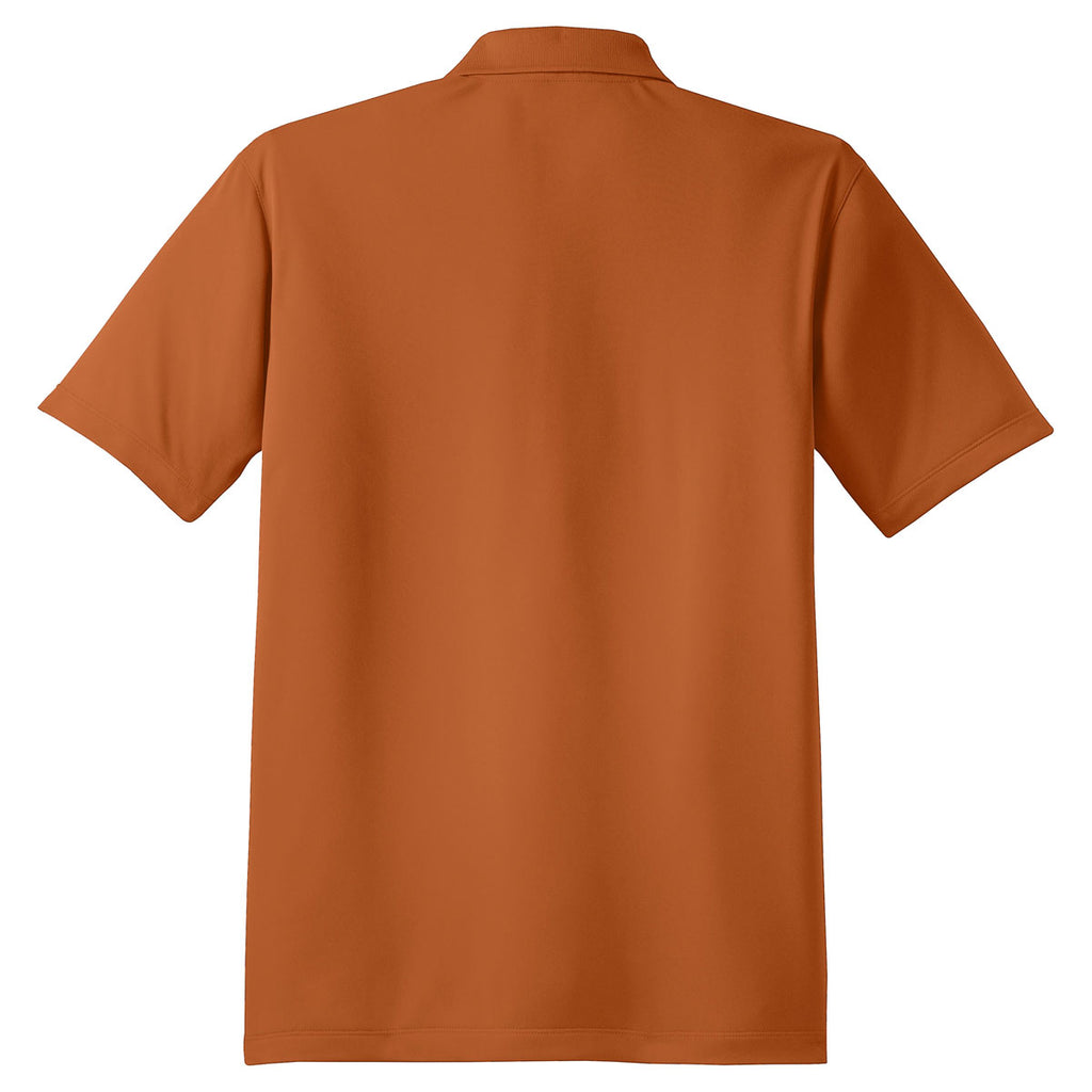 Sport-Tek Men's Texas Orange Tall Micropique Sport-Wick Polo