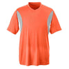 Team 365 Men's Sport Orange Short-Sleeve Athletic V-Neck Tournament Jersey