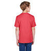 Team 365 Youth Sp Red Heather Zone Sonic Heather Performance T-Shirt