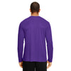 Team 365 Men's Sport Purple Zone Performance Long-Sleeve T-Shirt