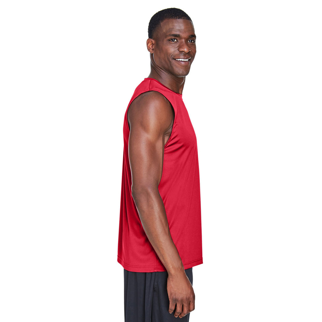 Team 365 Men's Sport Red Zone Performance Muscle T-Shirt