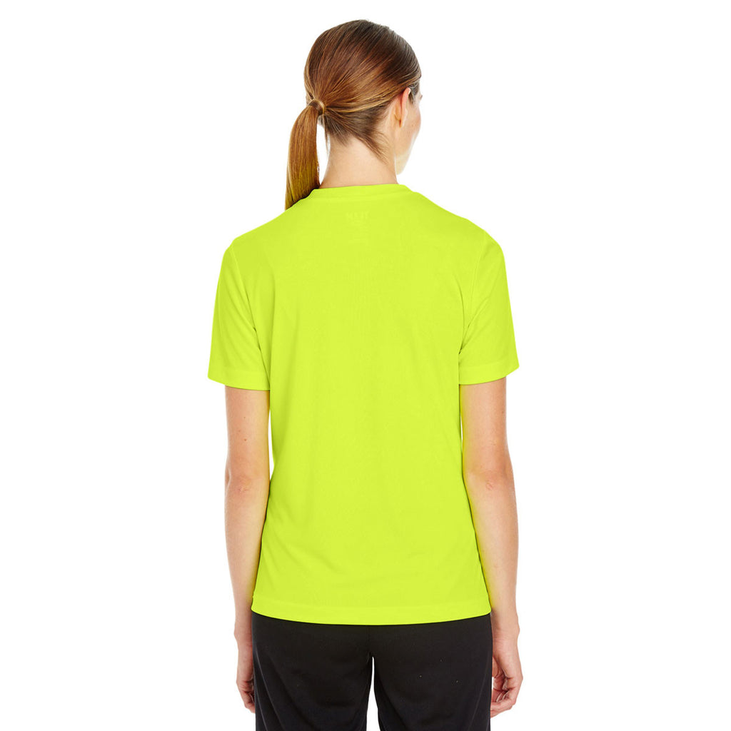 Team 365 Women's Safety Yellow Zone Performance T-Shirt