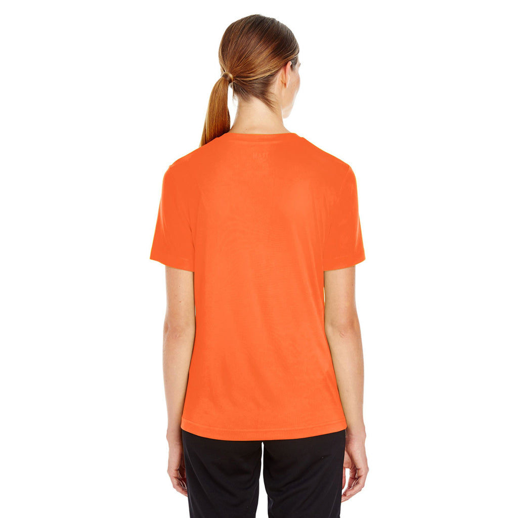 Team 365 Women's Sport Orange Zone Performance T-Shirt