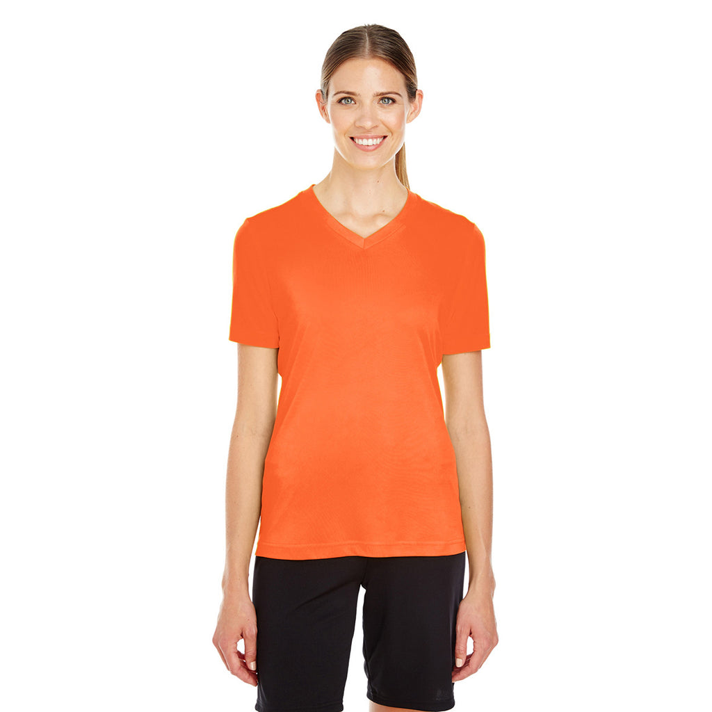 Team 365 Women's Sport Orange Zone Performance T-Shirt