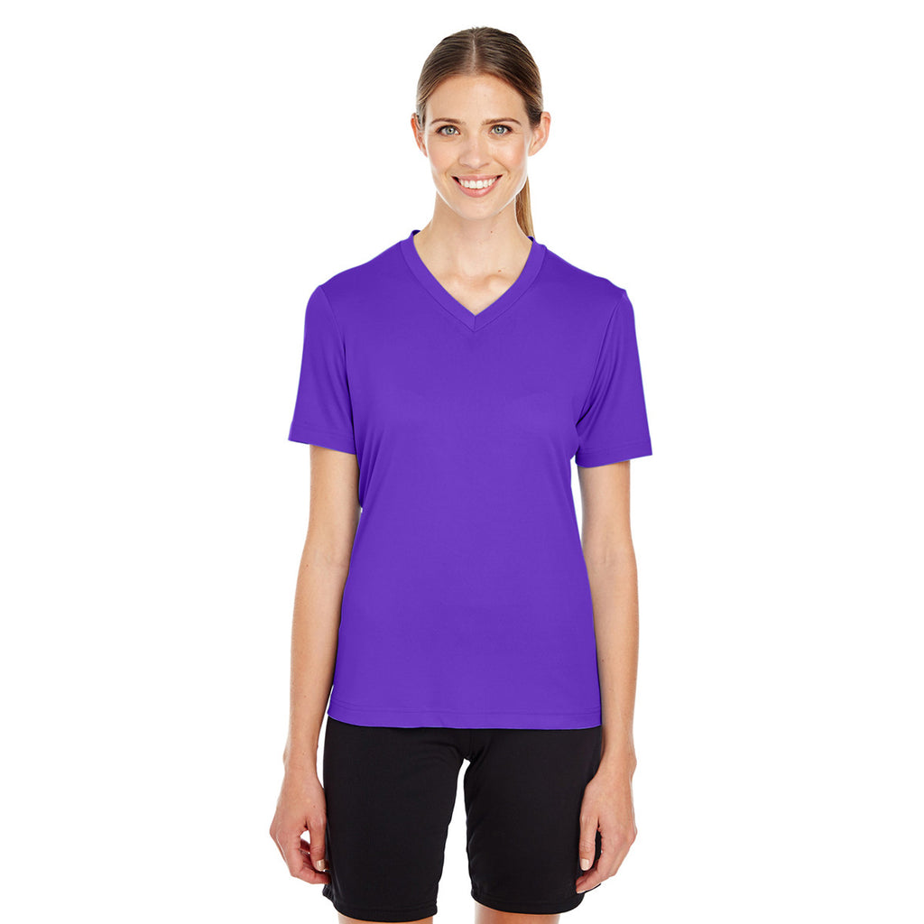 Team 365 Women's Sport Purple Zone Performance T-Shirt