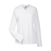 Team 365 Women's White Zone Performance Long-Sleeve T-Shirt