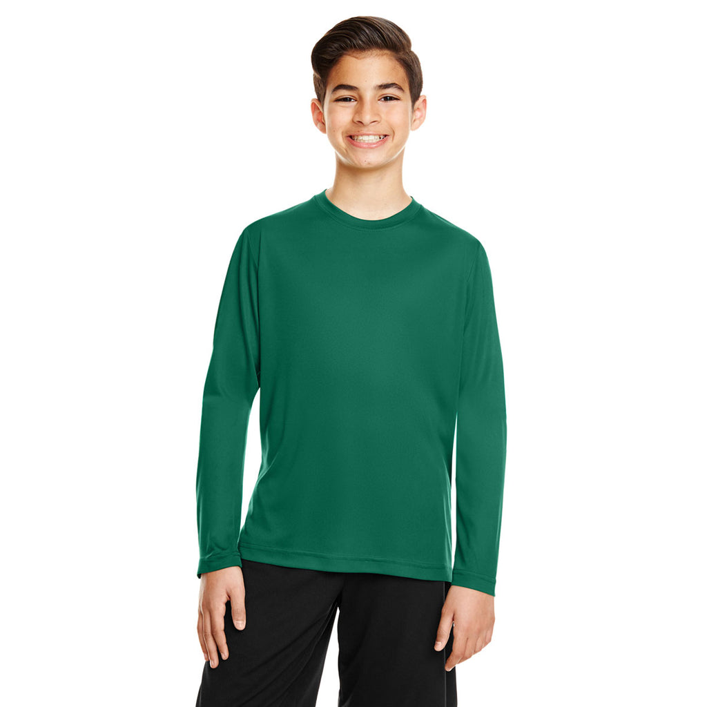 Team 365 Youth Sport Forest Zone Performance Long-Sleeve T-Shirt