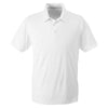 Team 365 Men's White Charger Performance Polo