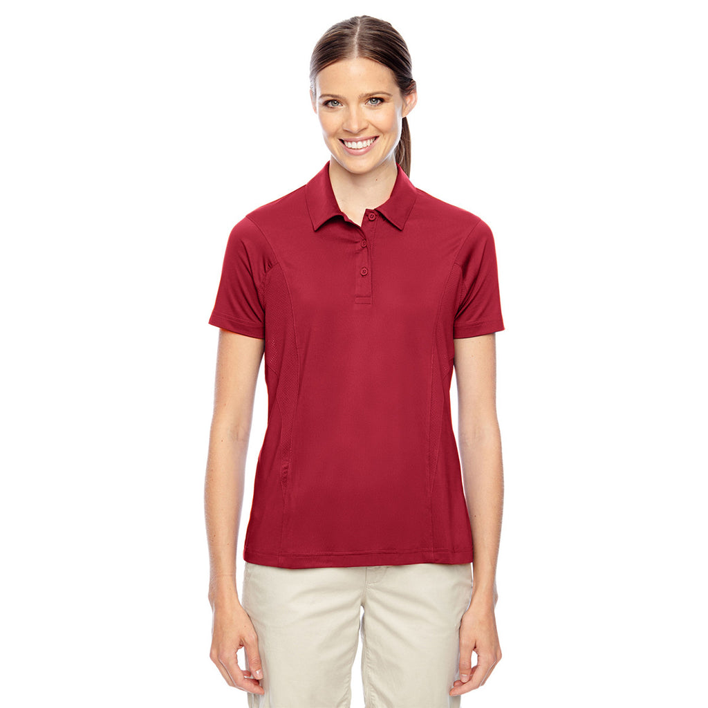 Team 365 Women's Sport Scarlet Red Charger Performance Polo