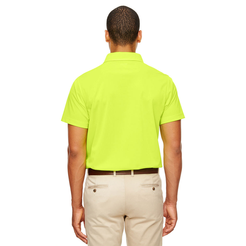 Team 365 Men's Safety Yellow Command Snag-Protection Polo