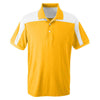 Team 365 Men's Sport Athletic Gold Victor Performance Polo