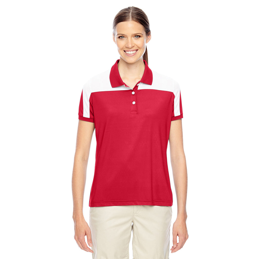 Team 365 Women's Sport Red Victor Performance Polo