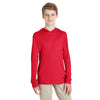 Team 365 Youth Sport Red Zone Performance Hoodie