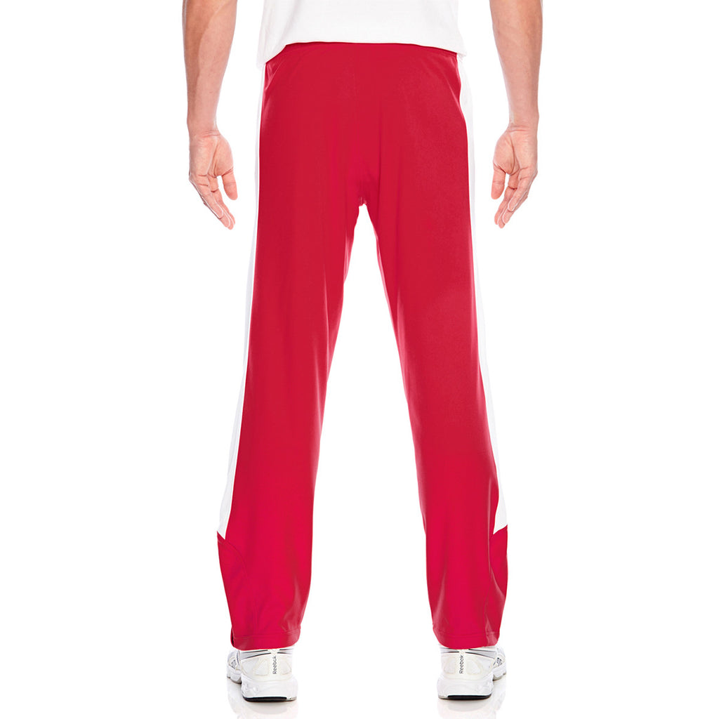 Team 365 Men's Sport Red/White Elite Performance Fleece Pant
