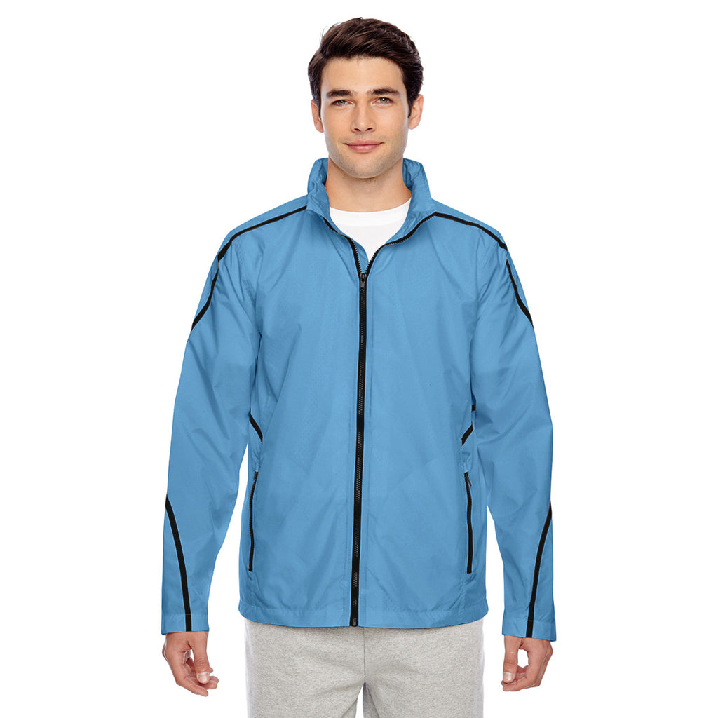 Team 365 Men's Sport Light Blue Conquest Jacket with Mesh Lining