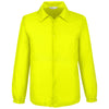 Team 365 Unisex Safety Yellow Zone Protect Coaches Jacket