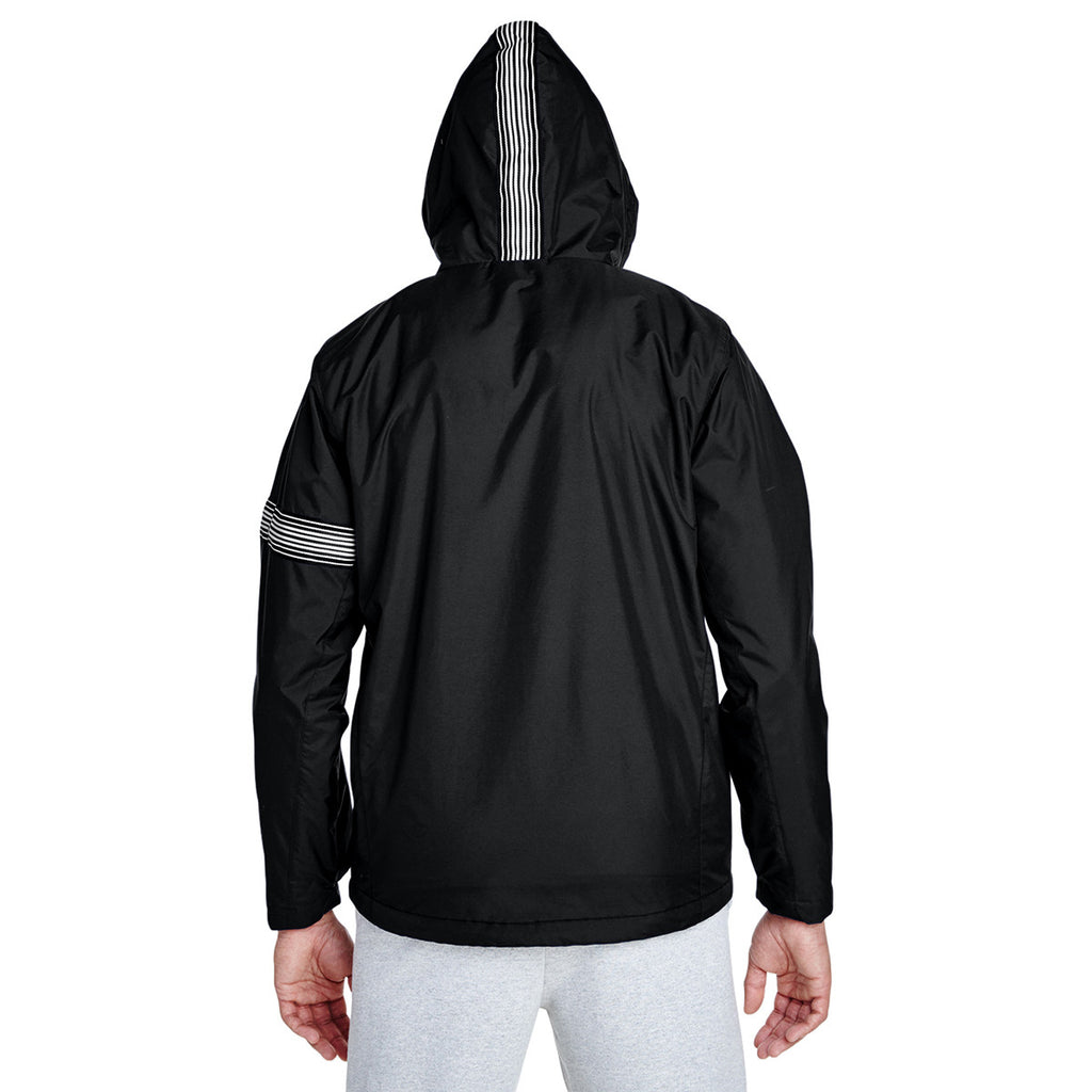Team 365 Men's Black Boost All-Season Jacket with Fleece Lining