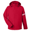 Team 365 Men's Sport Red Boost All-Season Jacket with Fleece Lining