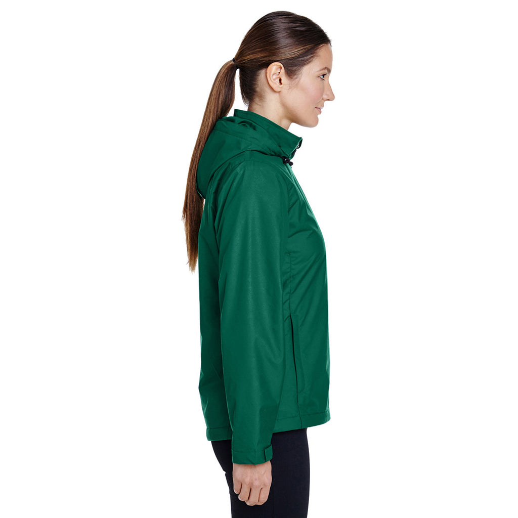 Team 365 Women's Sport Forest Boost All-Season Jacket with Fleece Lining