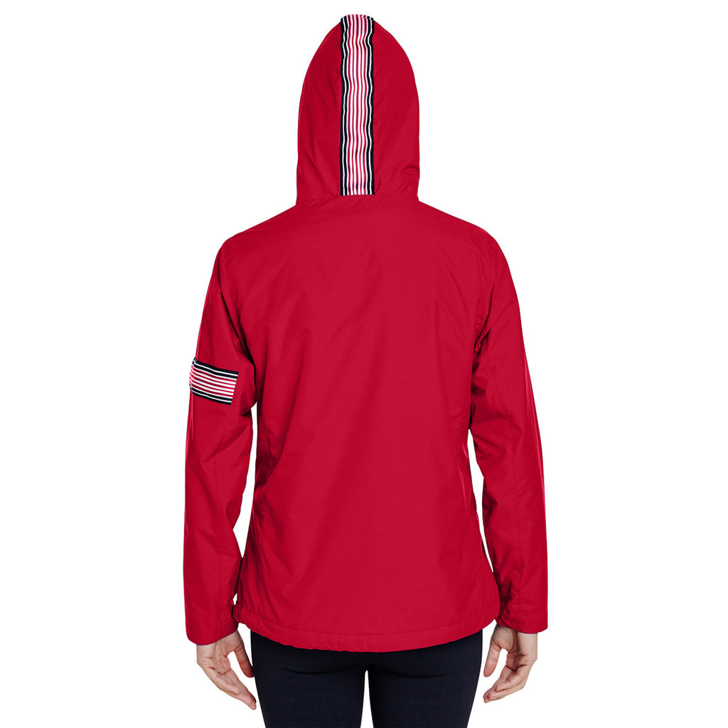 Team 365 Women's Sport Red Boost All-Season Jacket with Fleece Lining