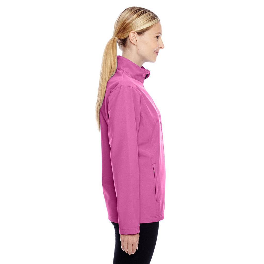Team 365 Women's Sport Charity Pink Leader Soft Shell Jacket