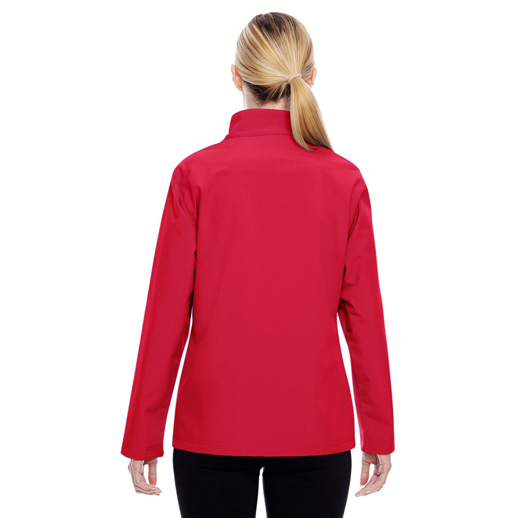 Team 365 Women's Sport Red Leader Soft Shell Jacket