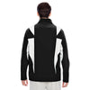 Team 365 Men's Black/Sport Silver Icon Colorblock Soft Shell Jacket