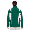 Team 365 Men's Sport Forest/Sport Silver Icon Colorblock Soft Shell Jacket