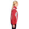 Team 365 Women's Sport Red/Sport Silver Icon Colorblock Soft Shell Jacket