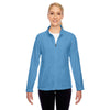 Team 365 Women's Sport Light Blue Campus Microfleece Jacket
