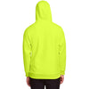 Team 365 Men's Safety Yellow Zone HydroSport Heavyweight Full-Zip Hooded Sweatshirt