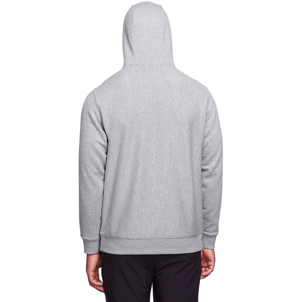 Team 365 Unisex Athletic Heather Zone HydroSport Heavyweight Pullover Hooded Sweatshirt