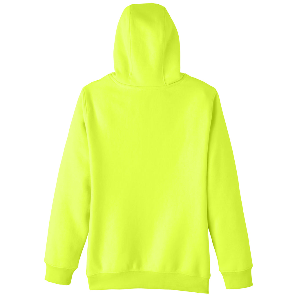Team 365 Youth Safety Yellow Zone HydroSport Heavyweight Pullover Hooded Sweatshirt
