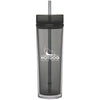 Gold Bond Inc Smoke 16 oz Tube Tumbler with Straw