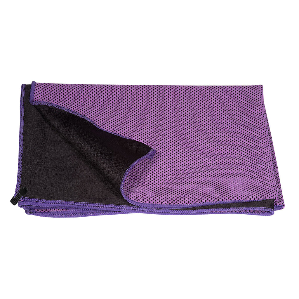 Primeline Purple 2-in-1 Face Cover Towel