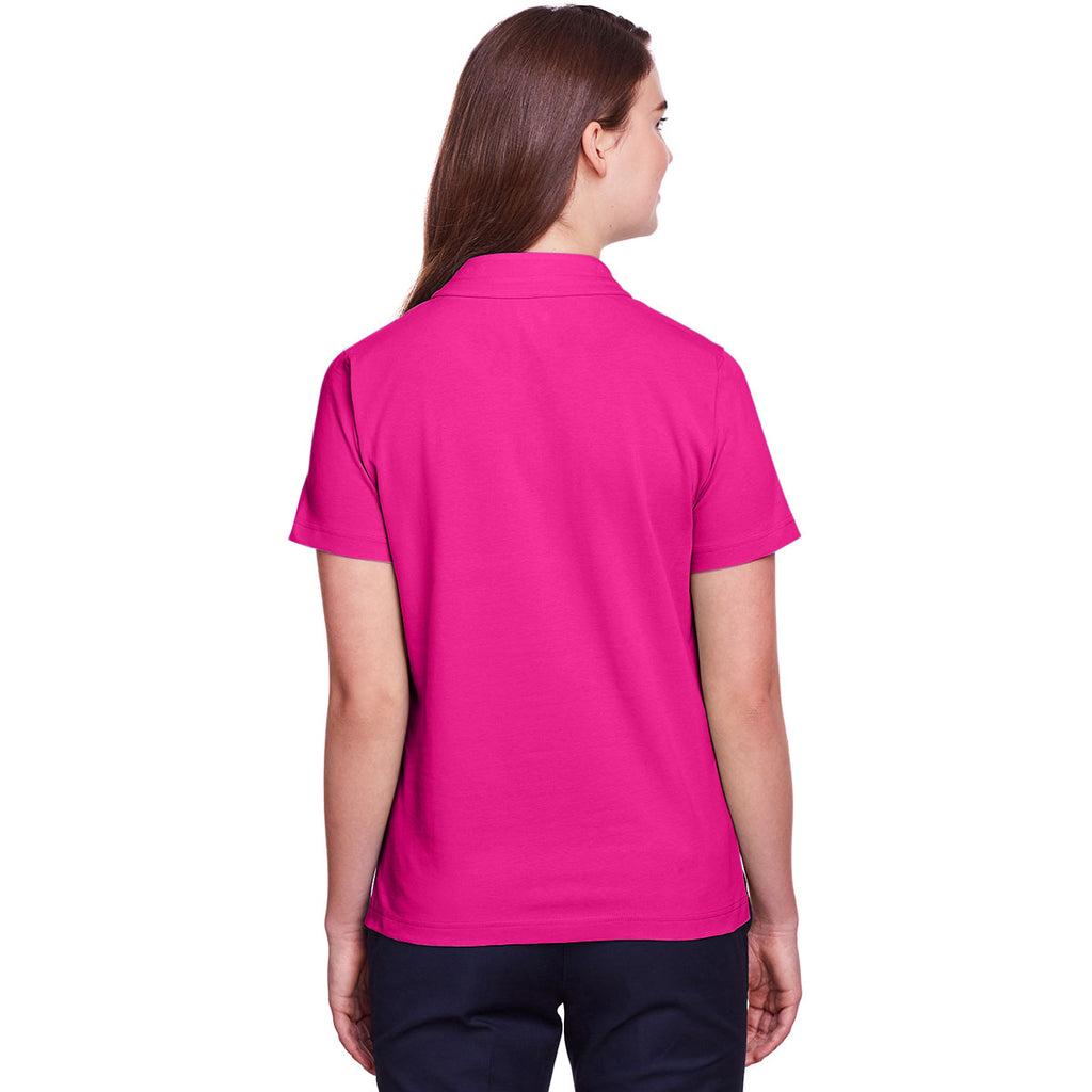 UltraClub Women's Heliconia Lakeshore Stretch Cotton Performance Polo