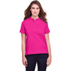 UltraClub Women's Heliconia Lakeshore Stretch Cotton Performance Polo