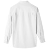 UltraClub Men's White Bradley Performance Woven Shirt