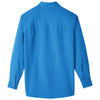 UltraClub Men's Pacific Blue Bradley Performance Woven Shirt