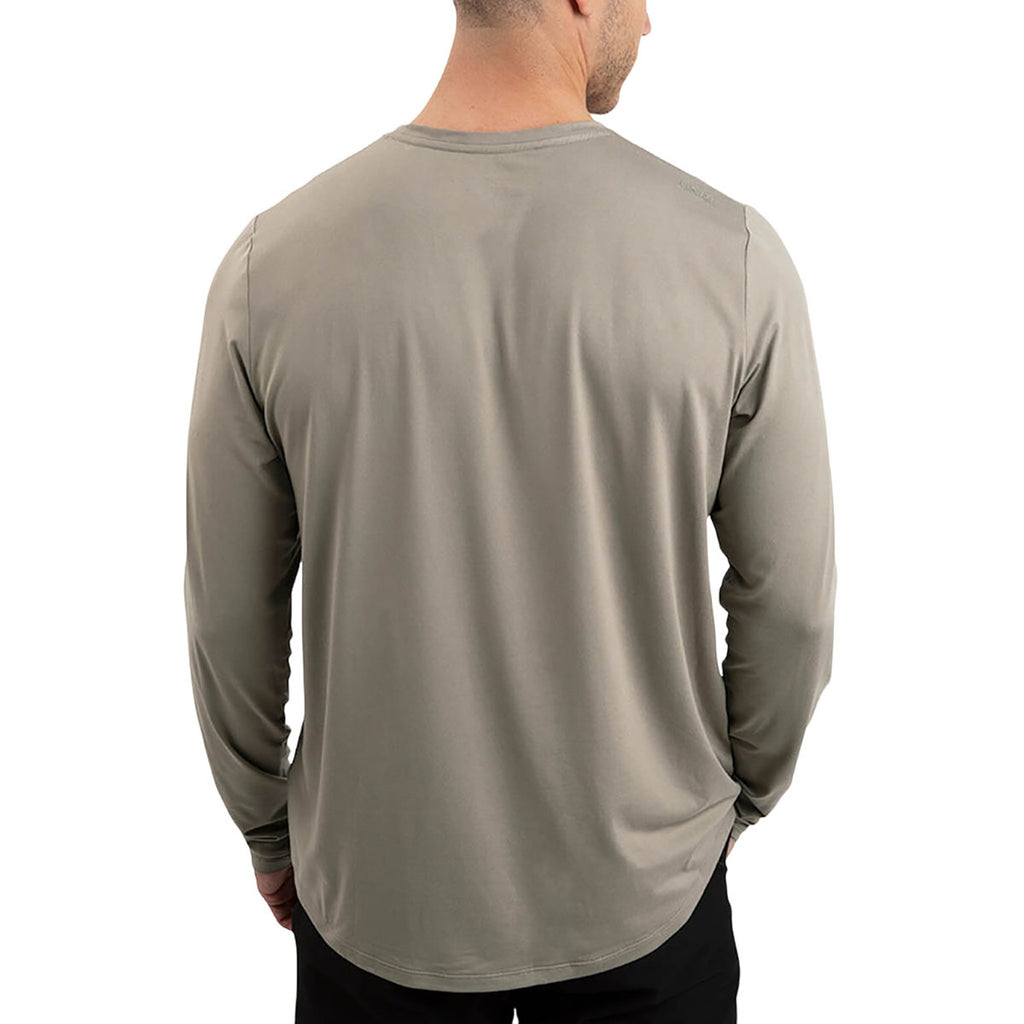 UNRL Men's Taupe Ultra Long Sleeve