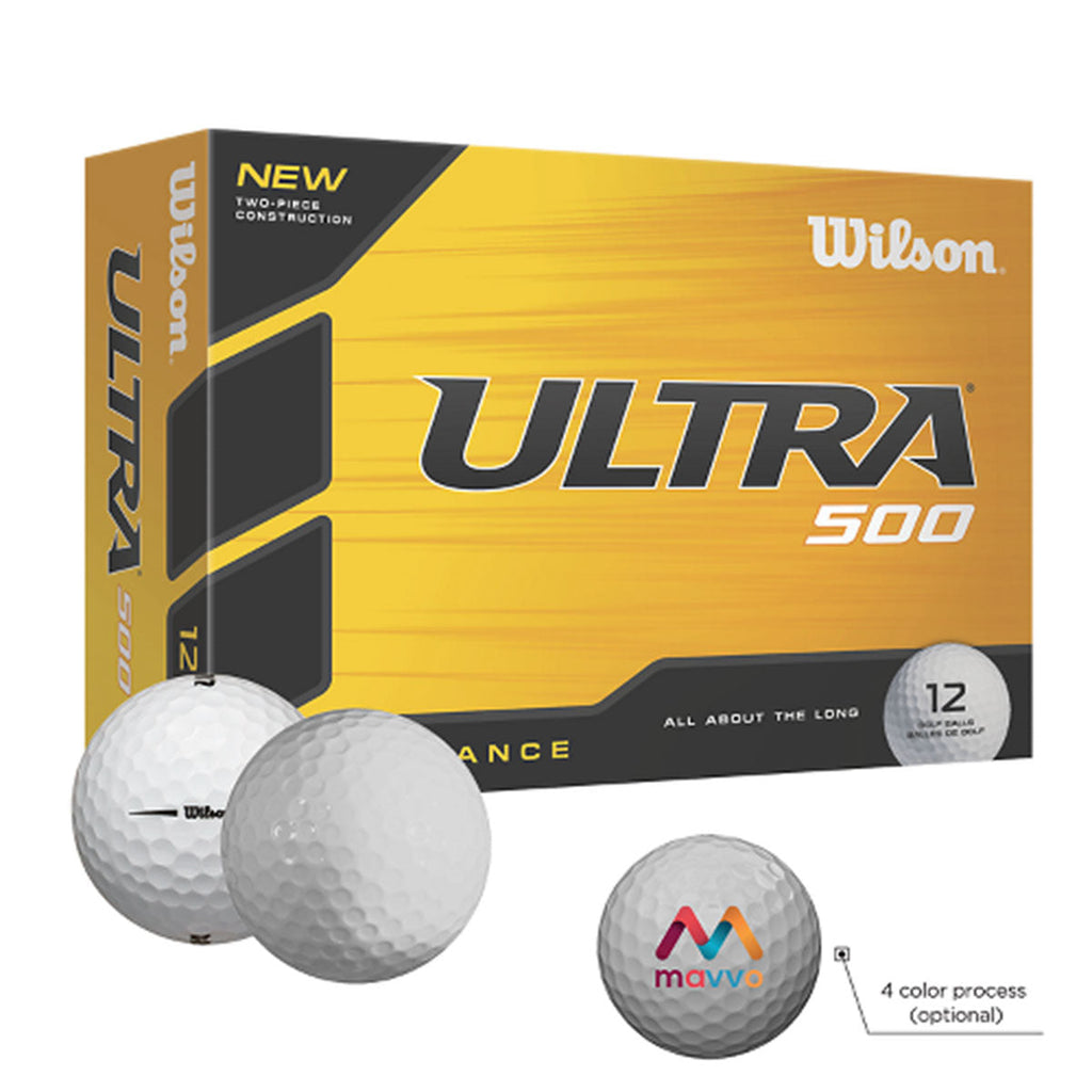 Wilson White Ultra Golf Balls (Expedited Lead Times)
