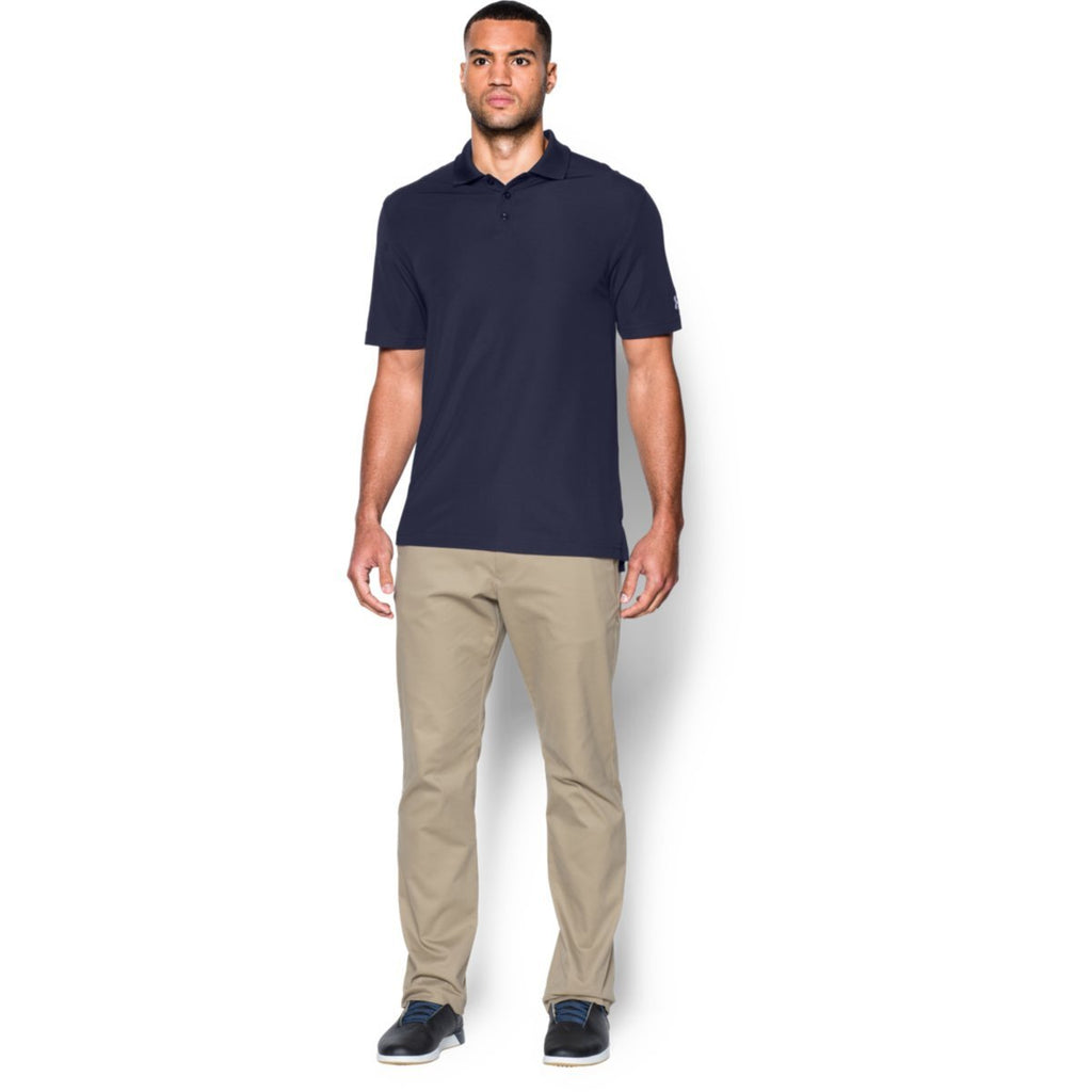 Rally Under Armour Corporate Men's Midnight Navy Performance Polo