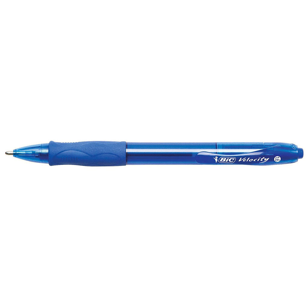 BIC Blue Velocity Bold Ballpoint Pen