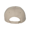 Valucap Khaki Unstructured Washed Chino Twill Cap