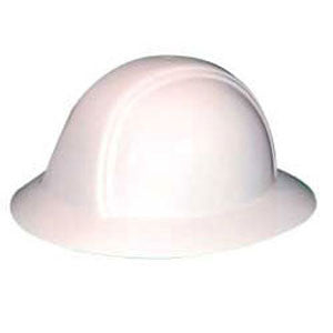 OccuNomix White Full Brim Hard Hat (Ratchet Suspension)