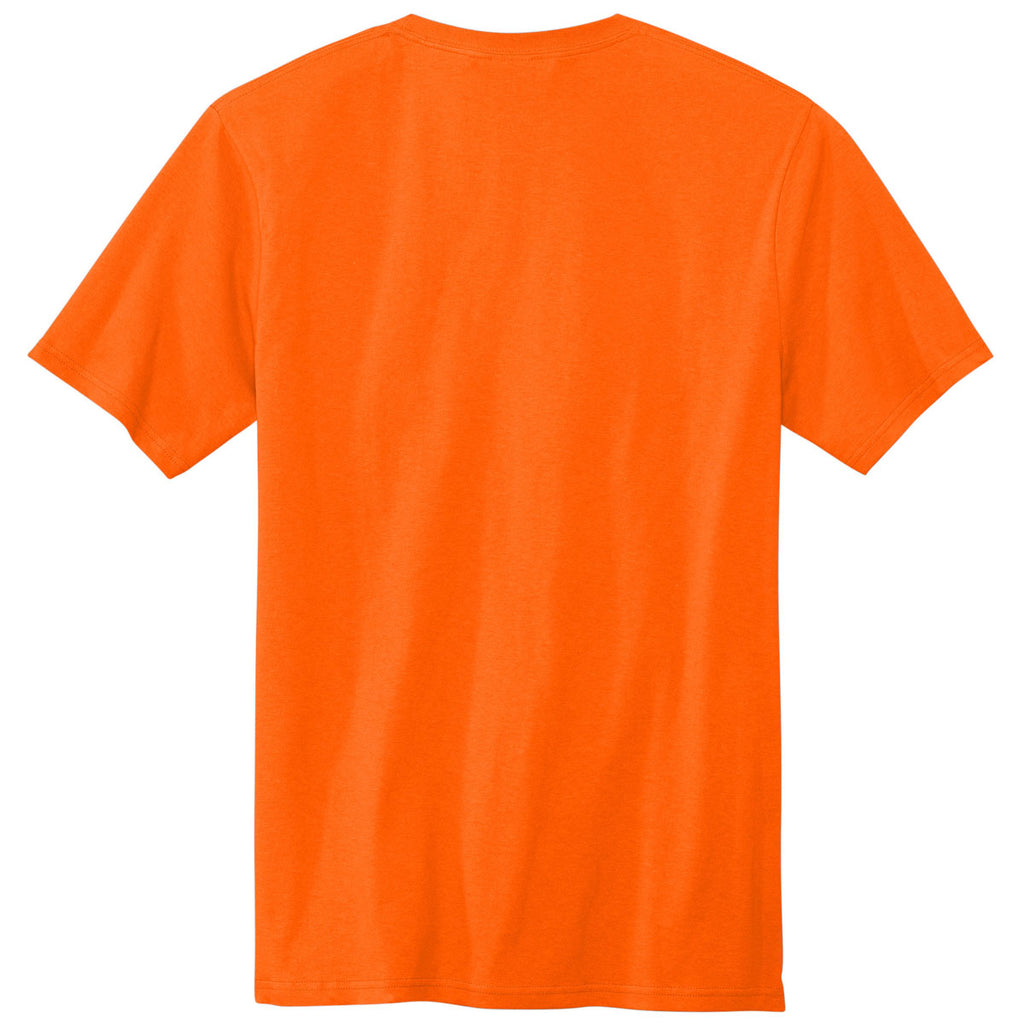 Volunteer Knitwear Unisex Safety Orange All-American Pocket Tee