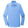 Port Authority Men's Carolina Blue Slim Fit Carefree Poplin Shirt