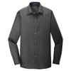 Port Authority Men's Graphite Slim Fit Carefree Poplin Shirt