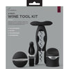 Rabbit Velvet Black 4 Piece Wine Tool Kit